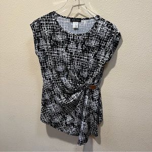 Mandy Evans Black and White top